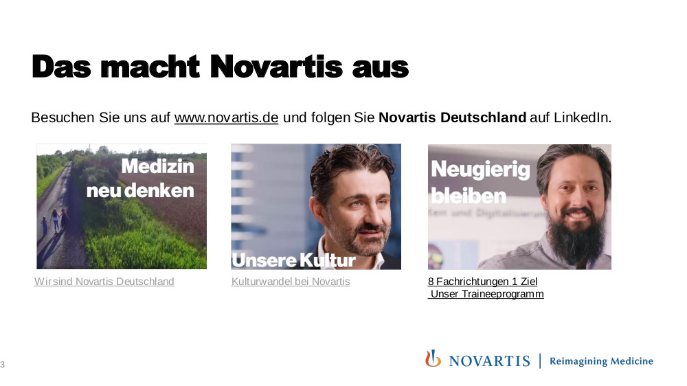 Novartis Stand